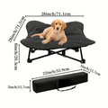Portable Elevated Dog Bed for All Dog